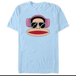 NWOT Port & Company Blue Graphic T-Shirt